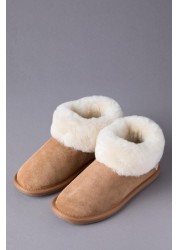 Lakeland Leather Ladies Sheepskin Bootie Slippers