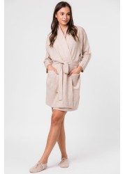 Pure Luxuries London Hallbeck Cashmere & Merino Wool Dressing Gown