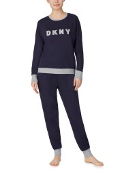 DKNY Signature Top And Joggers Pyjama Set