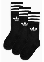 adidas Originals Kids Trefoil Crew Socks Three Pack