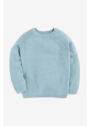 Textured Crew Jumper (3-16yrs) Without Stag