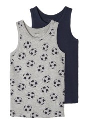 Name It 2 Pack of Older Boys Vests