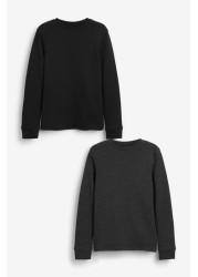 Long Sleeve Thermal Tops 2 Pack (2-16yrs)