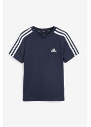 تي شيرت أساسي 3 أشرطة من Adidas