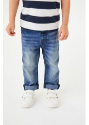 Five Pocket Jeans With Stretch (3mths-7yrs) Regular Fit