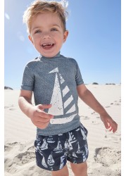 2 Piece Rash Vest And Shorts Set (3mths-7yrs)