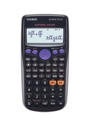 Casio 12-Digit Scientific Calculator, Black/Purple/Orange