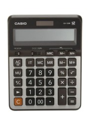 Casio Standard Calculator, 12 Digits, Black