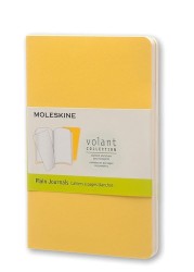 مولسكين - مجموعة فولانت جورنال بجيب دوار الشمس أصفر / أصفر نحاسي من قطعتين