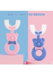 Baby Toothbrush Silicone Dental For Infant Teeth Toddler U-shape Baby Toothbrush Teething Baby Teeth Oral Care Toothbrush