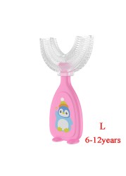 360 Degree Baby Toothbrush U Shape Baby Toothbrush Soft Silicone Toothbrush For Baby Teeth Cleaning Oral Care