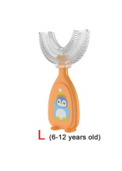 2-12Y Baby Toothbrush Children Dental Oral Care Cleaning Brush Soft Food Grade Silicone Teeth Baby Newborn Items