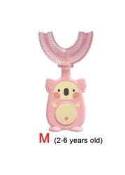 2-12Y Baby Toothbrush Children Dental Oral Care Cleaning Brush Soft Food Grade Silicone Teeth Baby Newborn Items