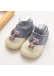 Baby sock shoes anti-skid spring autumn cartoon animal breathable shoes baby girl baby boy soft TPE sole baby boy casual shoes