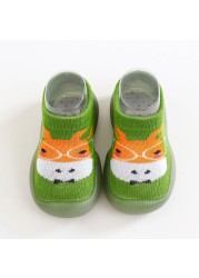 Baby sock shoes anti-skid spring autumn cartoon animal breathable shoes baby girl baby boy soft TPE sole baby boy casual shoes