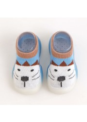 Baby sock shoes anti-skid spring autumn cartoon animal breathable shoes baby girl baby boy soft TPE sole baby boy casual shoes