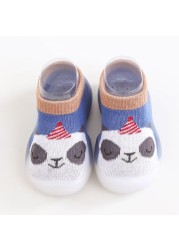 Baby sock shoes anti-skid spring autumn cartoon animal breathable shoes baby girl baby boy soft TPE sole baby boy casual shoes