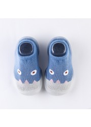 Baby sock shoes anti-skid spring autumn cartoon animal breathable shoes baby girl baby boy soft TPE sole baby boy casual shoes