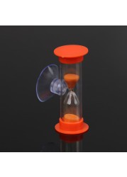 3 minutes shower timer tooth brushing timer creative gifts children supplies hourglass sandglass plastic suction cup 7 colors