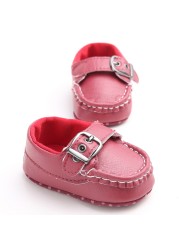 New Baby Boy Girl Shoes Toddler Leather Shoes Toddler Soft Sole Anti-Slip First Walkers Infant Newborn Crib Shoes Moccasins