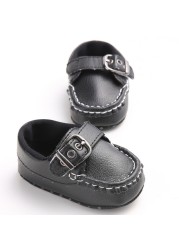 New Baby Boy Girl Shoes Toddler Leather Shoes Toddler Soft Sole Anti-Slip First Walkers Infant Newborn Crib Shoes Moccasins