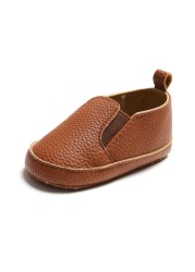 New Baby Boy Girl Shoes Toddler Leather Shoes Toddler Soft Sole Anti-Slip First Walkers Infant Newborn Crib Shoes Moccasins