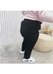 New Baby Girls Boys Leggings Cotton Big PP Pants Spring Autumn Kids Girl Pants Fashion High Waist Long Trousers For Children Pant