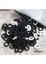 Toddler Hair Bands Baby Girl Children Headbands Colorful Elastic Hair Tie Nylon Scrunchie Hair Rope 50/100pcs Hair Accessories