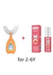 60ml Strawberry Orange Foaming Toothpaste Toothpaste Cleaning Teeth Whitening Toothpaste Dental Toothpaste Infant Toothbrush