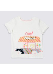 Little maven 2022 summer baby girls T-shirt cotton soft and comfortable lovely tops baby boy children casual clothes