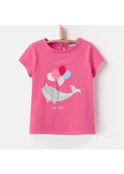 Little maven 2022 summer baby girls T-shirt cotton soft and comfortable lovely tops baby boy children casual clothes