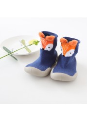 Unisex Baby Shoes First Shoes Baby Walkers Toddler First Walker Baby Girl Kids Soft Rubber Sole Baby Shoes Knit Socks Anti-slip