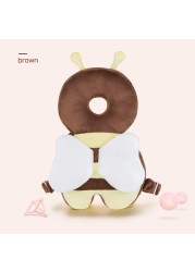 Baby Infant Head Protector Safety Pad Back Cushion Prevent Wounded Cartoon Security Pillows Breathable Anti-drop Pillow 1-3T