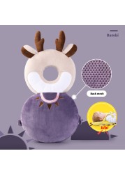 Baby Infant Head Protector Safety Pad Back Cushion Prevent Wounded Cartoon Security Pillows Breathable Anti-drop Pillow 1-3T