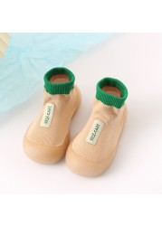 Children Anti-Slip Shoes Newborn Baby Girl Cotton Non-Slip Floor Socks Baby Boy Rubber Sole Cartoon Indoor Socks Infant Shoes