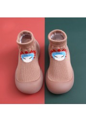 Children Anti-Slip Shoes Newborn Baby Girl Cotton Non-Slip Floor Socks Baby Boy Rubber Sole Cartoon Indoor Socks Infant Shoes