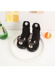 Children Anti-Slip Shoes Newborn Baby Girl Cotton Non-Slip Floor Socks Baby Boy Rubber Sole Cartoon Indoor Socks Infant Shoes