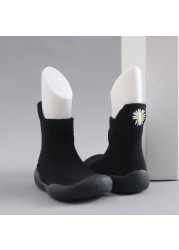 Children Anti-Slip Shoes Newborn Baby Girl Cotton Non-Slip Floor Socks Baby Boy Rubber Sole Cartoon Indoor Socks Infant Shoes