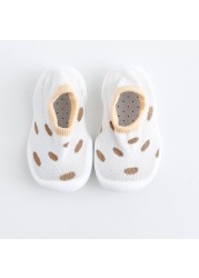 Children Anti-Slip Shoes Newborn Baby Girl Cotton Non-Slip Floor Socks Baby Boy Rubber Sole Cartoon Indoor Socks Infant Shoes