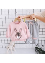 2pcs baby girls clothes sets autumn winter baby girls clothes kids tracksuits for girl suit children clothes 1 to 6 years old