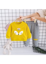 2pcs baby girls clothes sets autumn winter baby girls clothes kids tracksuits for girl suit children clothes 1 to 6 years old