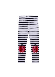 Seieroad Kids 2-7 Years Baby Long Pants Rainbow Embroidery Baby Pants Children Pants Baby Pants