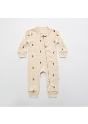 Autumn children's long-sleeved print jumpsuit for infants, boys and girls, new fashion children's clothing