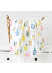 Organic Cotton Blanket Newborn Baby Stuff Gauze Swaddle Wrap Bedding Receiving Blankets Soft 6 Layer Gauze Bath Towel Sleeping