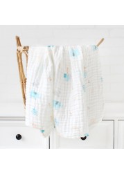 Organic Cotton Blanket Newborn Baby Stuff Gauze Swaddle Wrap Bedding Receiving Blankets Soft 6 Layer Gauze Bath Towel Sleeping