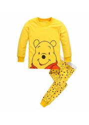 Children's Clothing Set Boys Sleepwear Kids Clothes Spider Pajamas Set Baby Girls Cotton Cartoon Pajamas Spring Autumn Pajamas