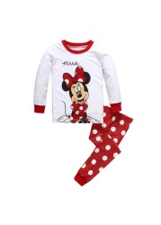 Children's Clothing Set Boys Sleepwear Kids Clothes Spider Pajamas Set Baby Girls Cotton Cartoon Pajamas Spring Autumn Pajamas