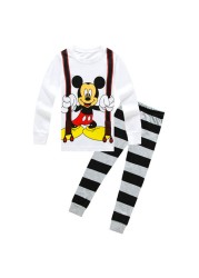 Children's Clothing Set Boys Sleepwear Kids Clothes Spider Pajamas Set Baby Girls Cotton Cartoon Pajamas Spring Autumn Pajamas