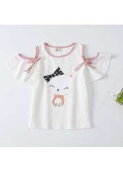 Kids Girl T-shirt Summer Baby Girls Cotton Tops Toddler T-shirt Children's Clothing Unicorn Clothes T-shirt Short Sleeve Clothes