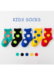 5 Pairs Cotton Kids Warm Socks Winter Socks For Baby Girls Cute Cartoon Newborn Toddler Casual Sports Socks Boys Socks 0-12 Years